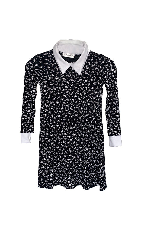 Gothic School Girl Pattern Swing Dress-0