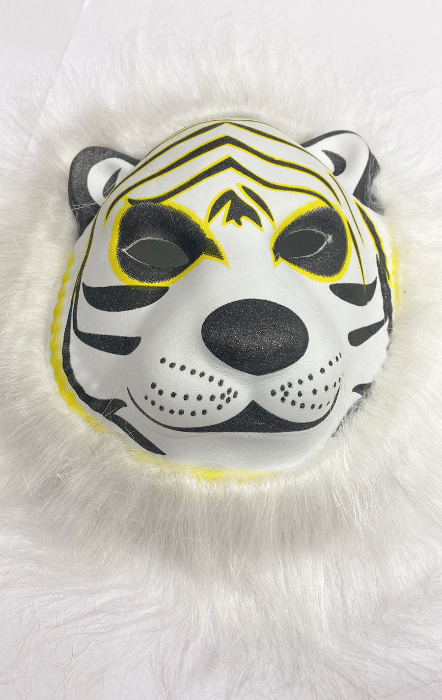 White Tiger Face Mask-0